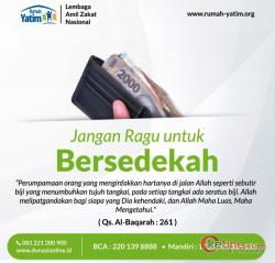 Bersedekah! Tak Perlu Ragu